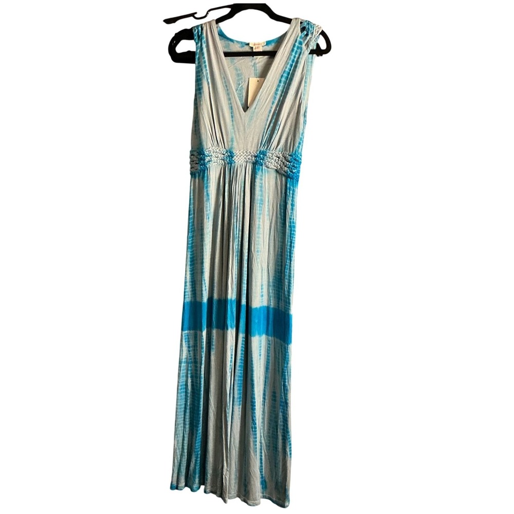 Sundance Women's Tie Dye Maxi Dress Size Small V-Neck Sleeveless Casual